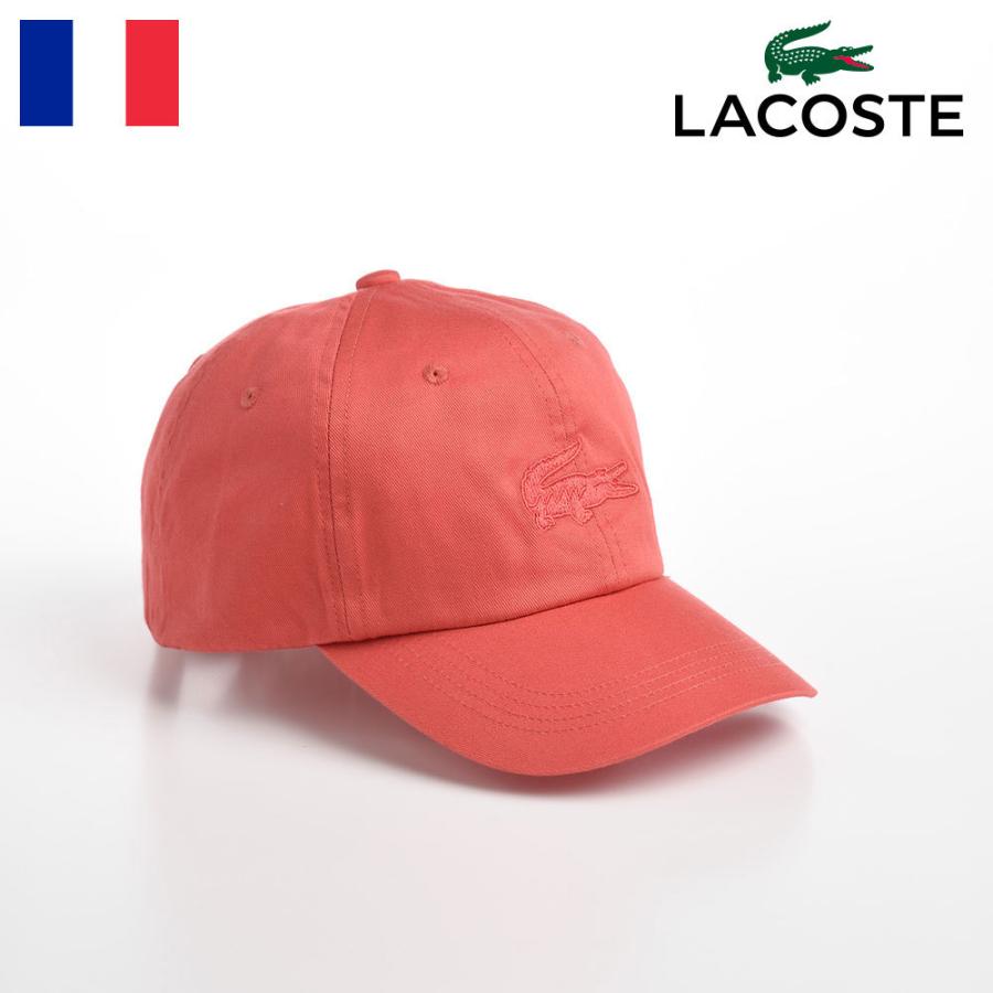 LACOSTE キャップ 帽子 メンズ レディース カジュアル シンプル ONE TONE LOGO CAP（ワントーンロゴキャップ