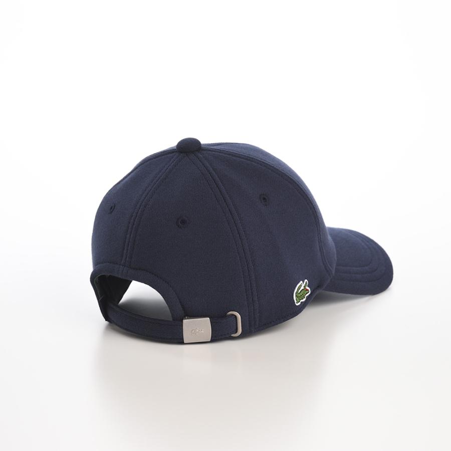 LACOSTE キャップ CAP 帽子 父の日 メンズ レディース 春 夏 秋 冬 ラコステ ブランド PRINT SWEAT CAP（プリントスウェットキャップ） L1267 ネイビー｜homeroortega｜03