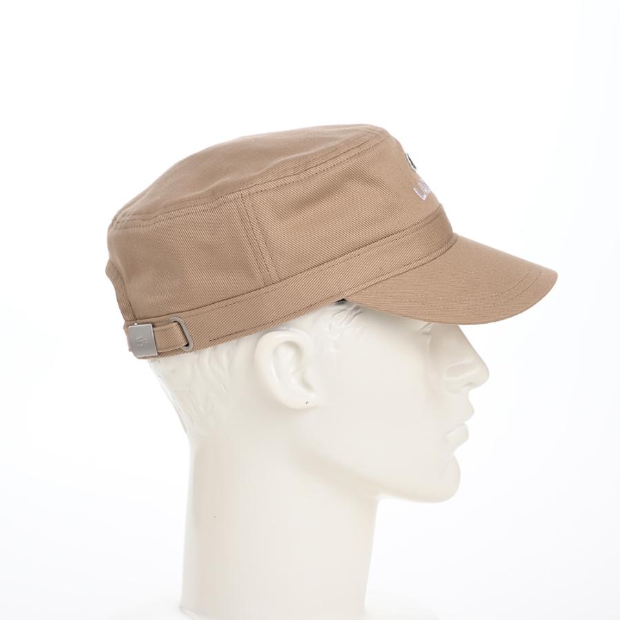 LACOSTE キャップ CAP 帽子 父の日 メンズ レディース 春夏 ワニロゴ アウトドア スポーツ LOGO DE GAULLE CAP（ロゴ ドゴールキャップ） L1308 ベージュ｜homeroortega｜07