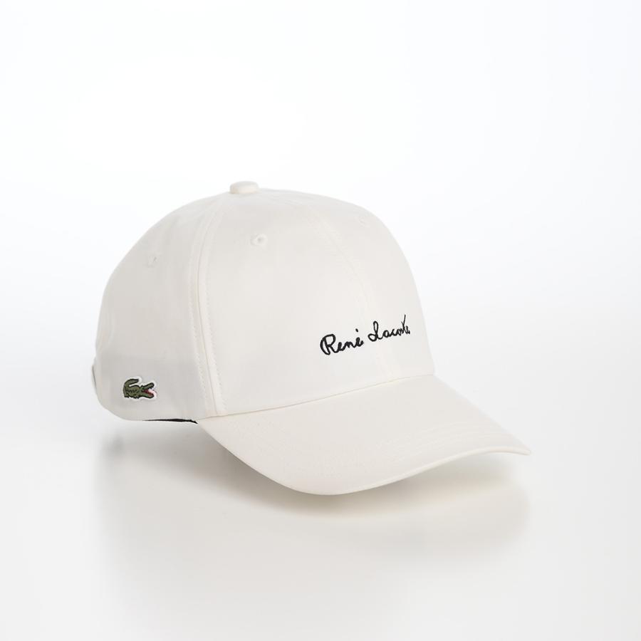 LACOSTE キャップ CAP 帽子 父の日 メンズ 春 夏 ラコステ ブランド RENE CAP（ルネ キャップ） L7132 オフホワイト｜homeroortega｜02
