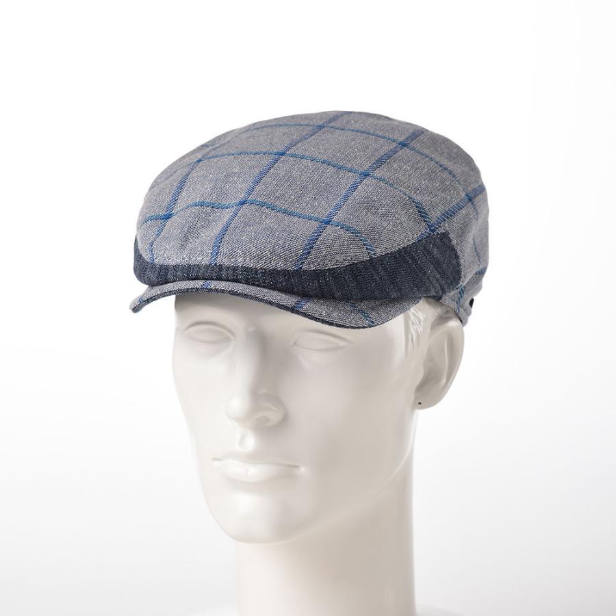 [父の日セール]MARONE ハンチング帽 キャップ メッシュ裏地 メンズ 春夏 帽子 父の日 大きいサイズ Ivy Cap Windowpane CT319 グレー｜homeroortega｜06