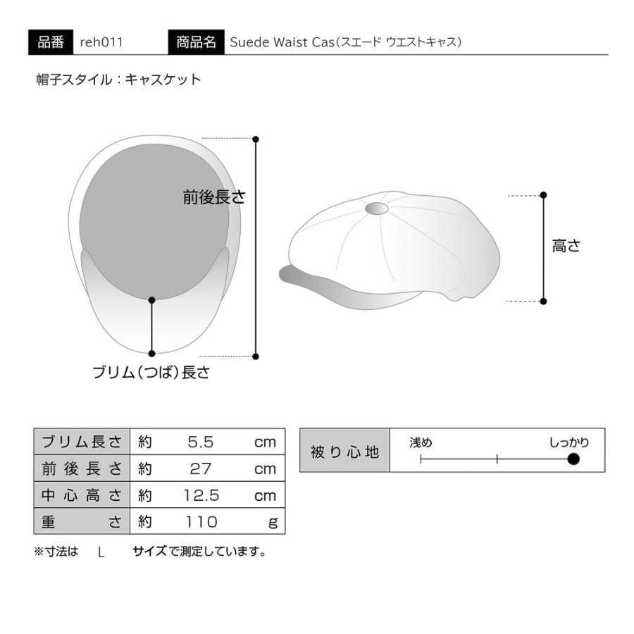 RETTER レッター 帽子 父の日 メンズ レディース ブランド Suede Waist Cas（スエード ウエストキャス） ブラック｜homeroortega｜09