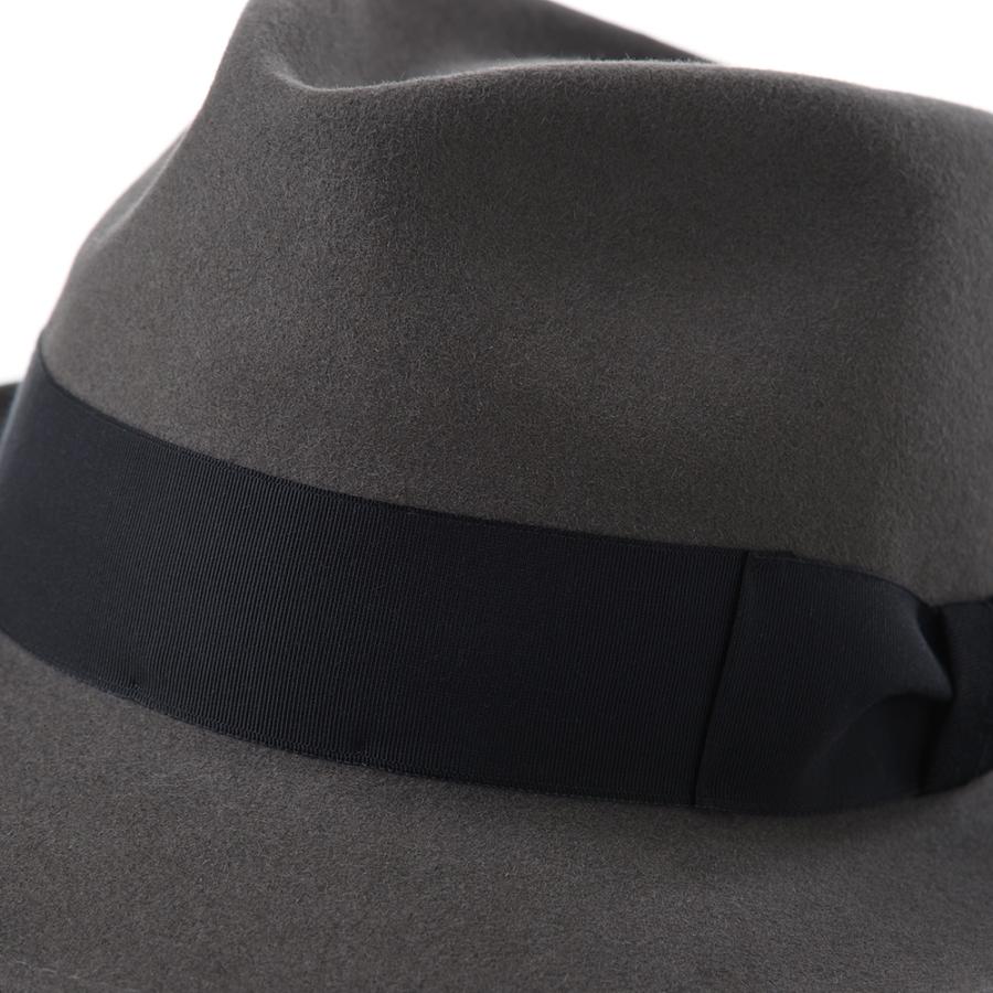 RETTER レッター 帽子 父の日 メンズ レディース ブランド Fur Felt Fedora（ファーフェルト フェドラ） グレーネイビー｜homeroortega｜05