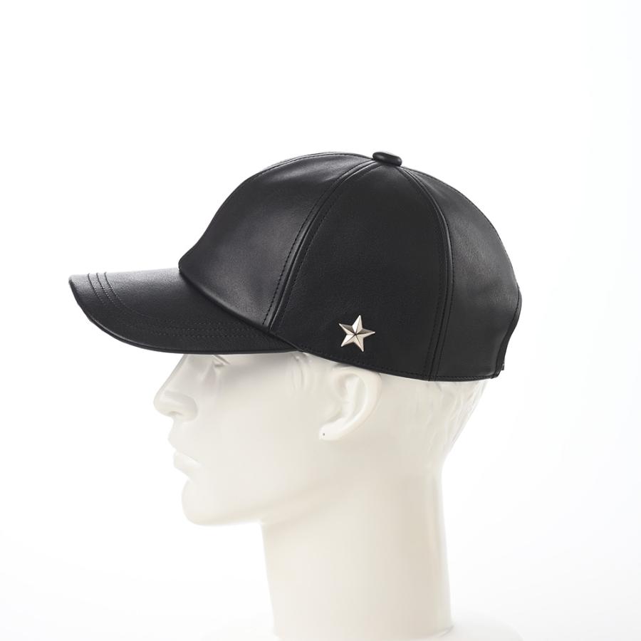 Schott ショット ワンスター レザーキャップ BK/日本製 ショット Schott ONE STAR LEATHER CAP （BLACK） -ファッション