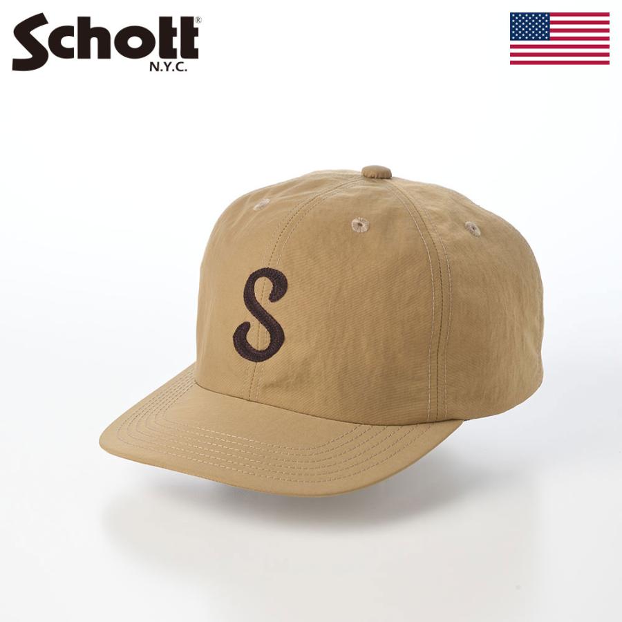 Schott（ショット）帽子 NYLON S 6P CAP ナイロン Schott N.Y.C ショット NYLON S 6P CAP(ナイロン キャップ