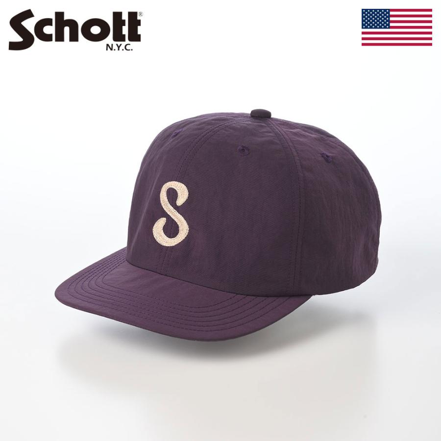 Schott（ショット）帽子 NYLON S 6P CAP ナイロン Schott N.Y.C ショット NYLON S 6P CAP(ナイロン キャップ