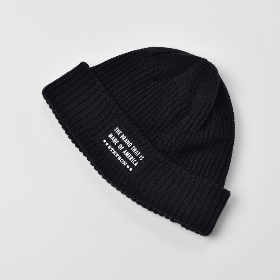 還元祭 Stetson ステットソン サマーニット 帽子 ニットキャップ ワッチ ニット帽 コットン 綿 日本製 黒 ブラック 春夏シーズンのニット帽はサマーニットで快適に 海外輸入 Lifestyle Expert