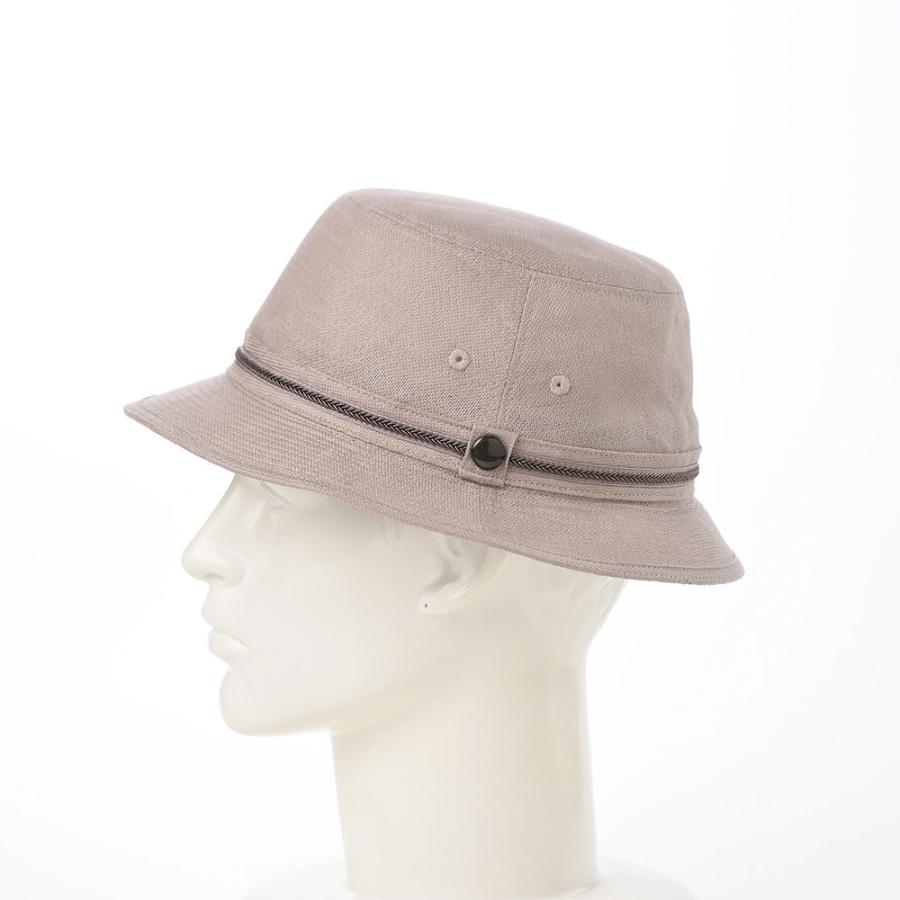 STETSON 帽子 サファリハット バケットハット メンズ レディース 春 夏 STETSON LINEN CHECK ALPEN（リネンチェック アルペン）SE453 グレー｜homeroortega｜09