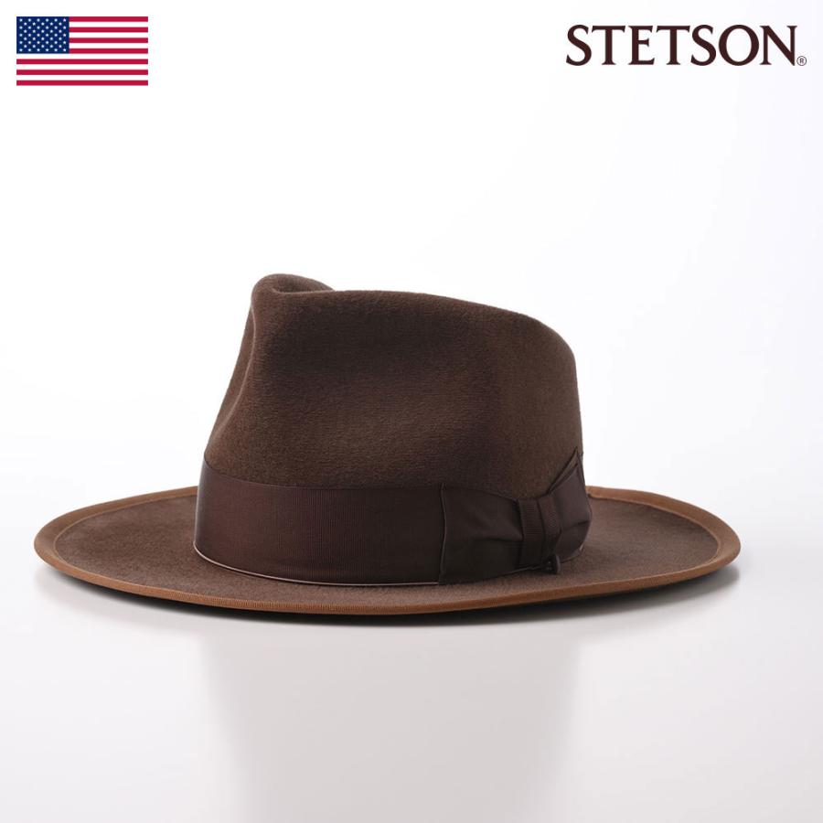 STETSON（ステットソン） オープンクラウン 中折れハット 帽子