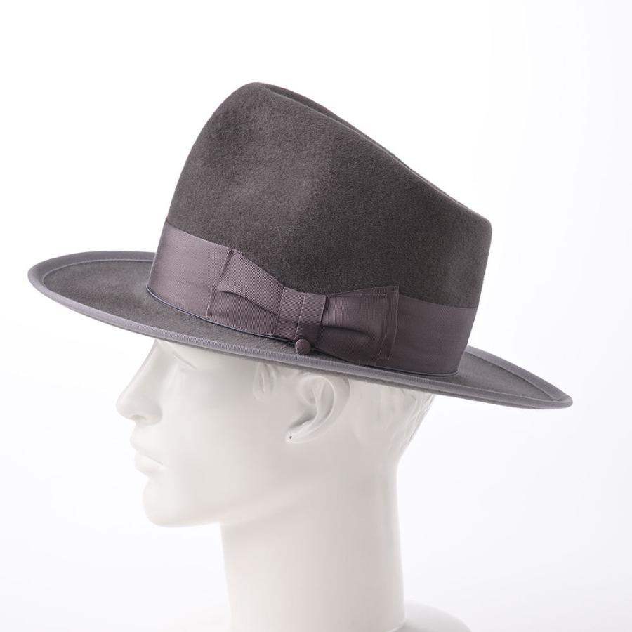 STETSON オープンクラウン 中折れハット 帽子 ラビットフェルト STETSON オープンクラウン 中折れハット 帽子 ラビットフェルト