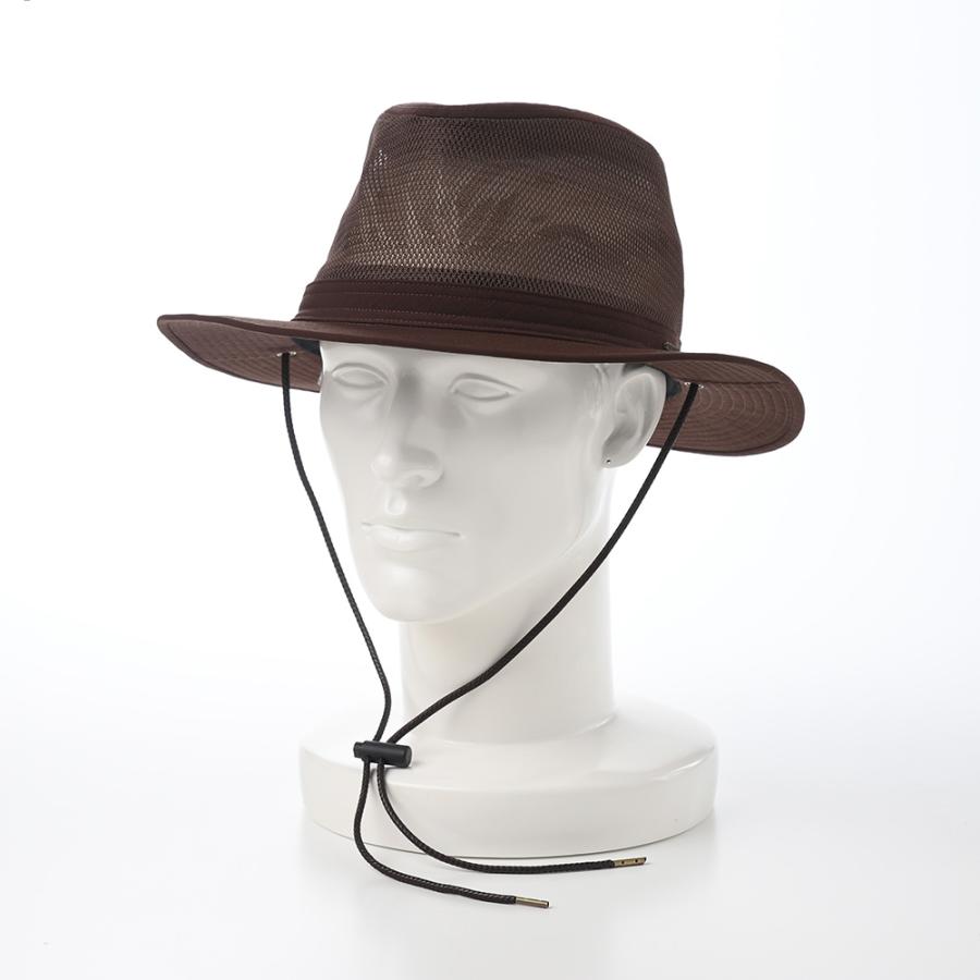 STETSON ステットソン 帽子 メンズ レディース MESH HAT（メッシュハット）SE718 ブラウン