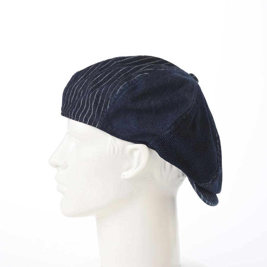 STETSON 帽子 父の日 キャスケット帽 春 夏 メンズ レディース キャップ PATCHWORK DENIM CASQUETTE（パッチワークデニム キャスケット） SE767 ネイビー｜homeroortega｜09