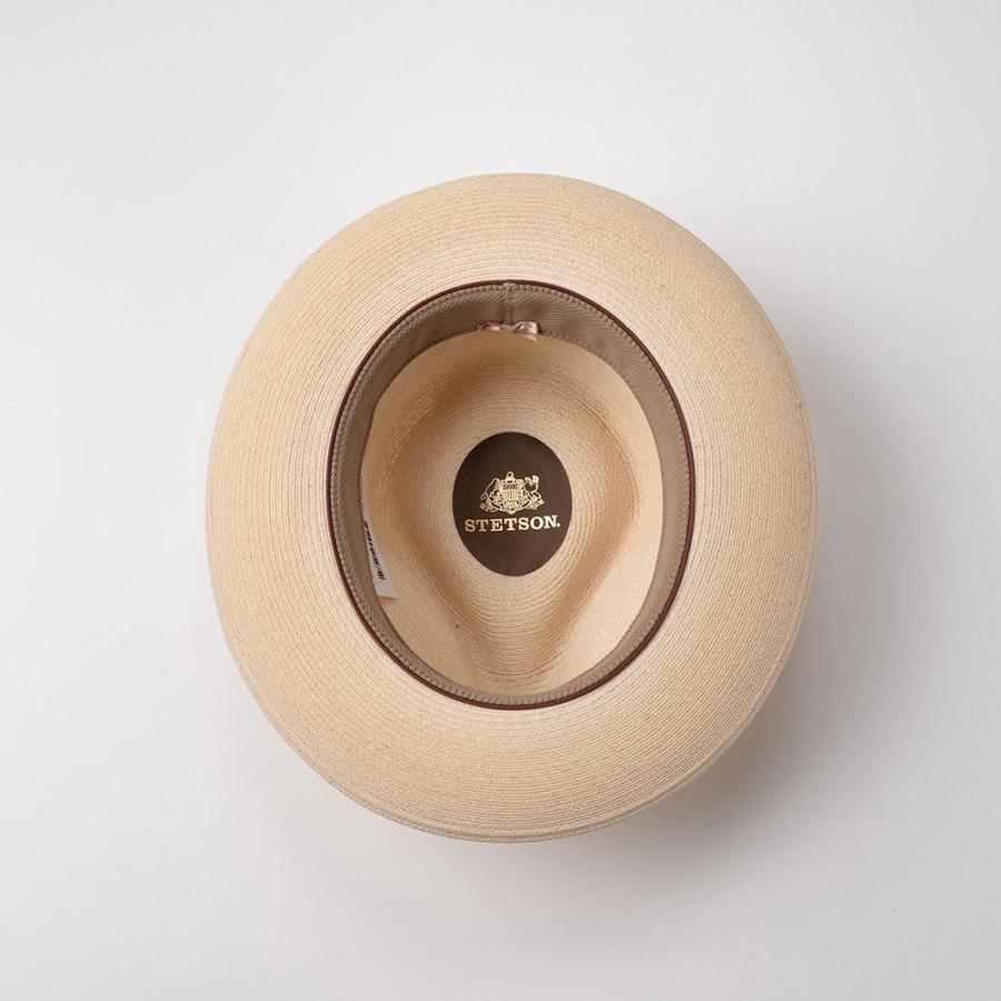 STETSON ストローハット57cm STETSON（ステットソン） 中折れハット ストローハット 帽子 メンズ