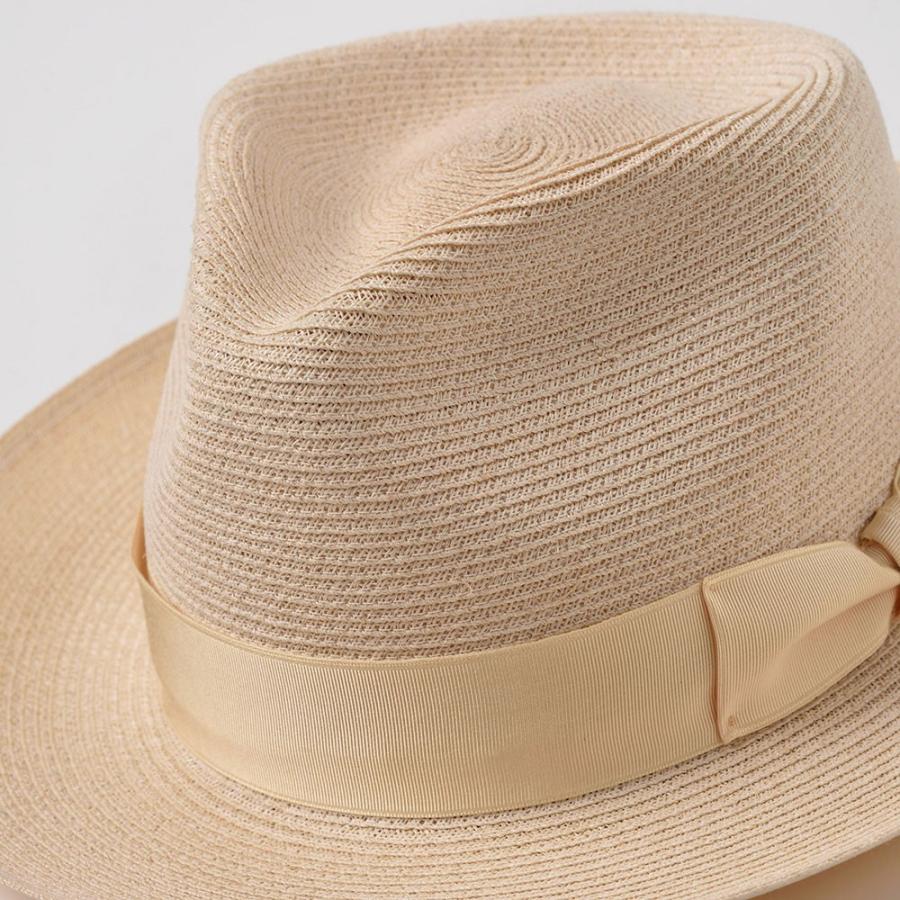 STETSON ステットソン 透かし編み ストローハット STETSON（ステットソン） 中折れハット ストローハット 帽子 メンズ