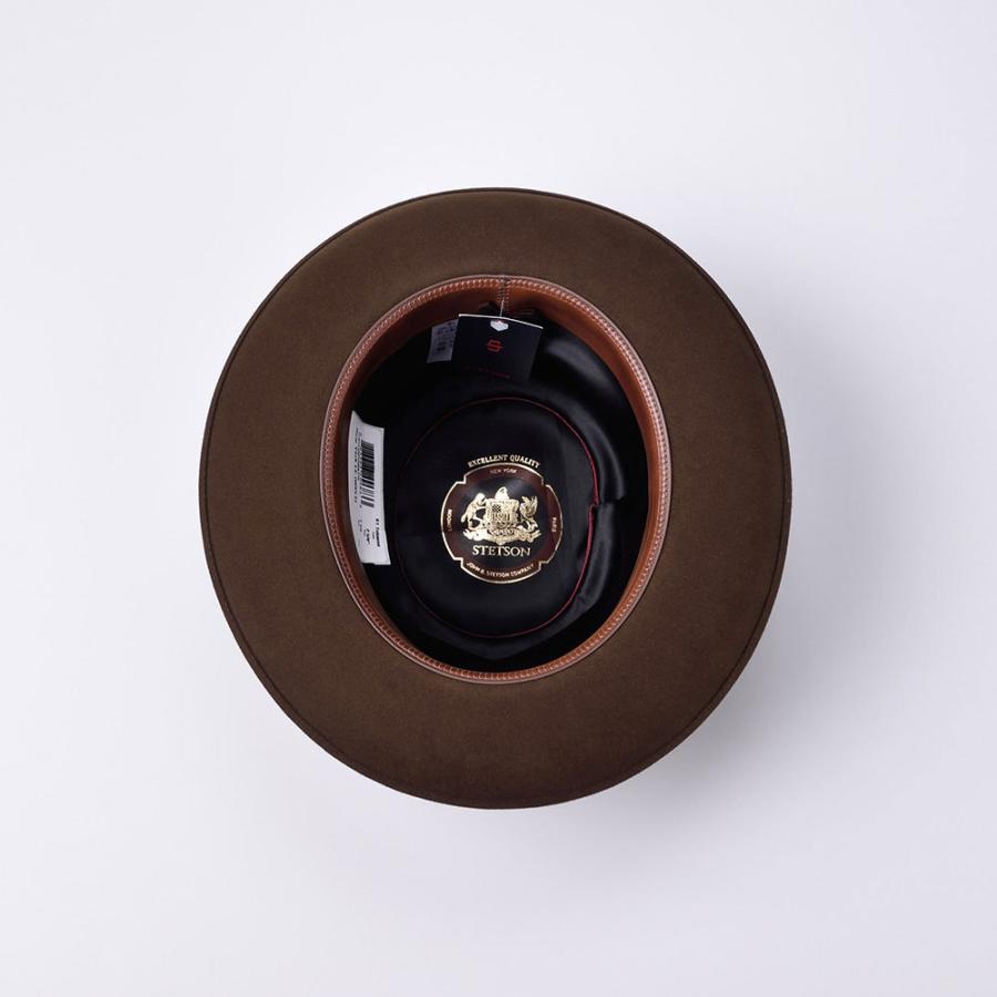 STETSON メンズ ビーバー フェルトハット 中折れハット 帽子 レディース 秋冬 ニューヨークST120 父の日ギフトの画像
