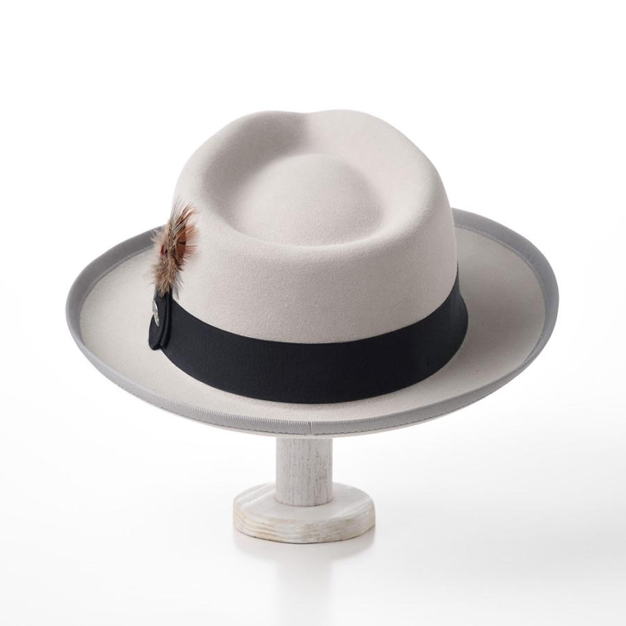 ステットソン　ビーバーフェルトハット　ライトグレー ステットソン ビーバーフェルトハット ライトグレー