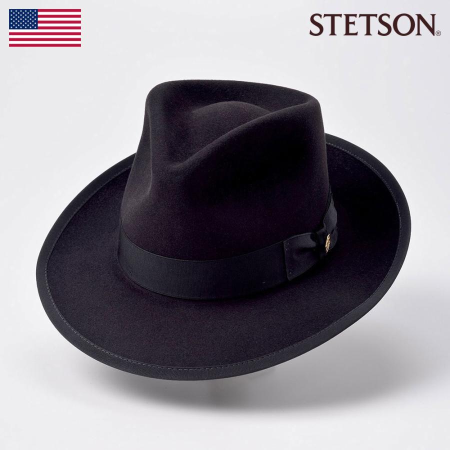 STETSON メンズ ラビット フェルトハット 中折れハット 帽子 STETSON メンズ ラビット フェルトハット 中折れハット 帽子