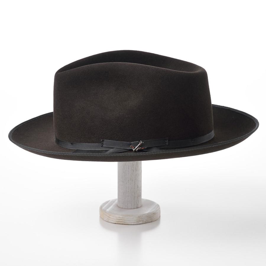 STETSON メンズ ラビットファーフェルトハット 中折れハット