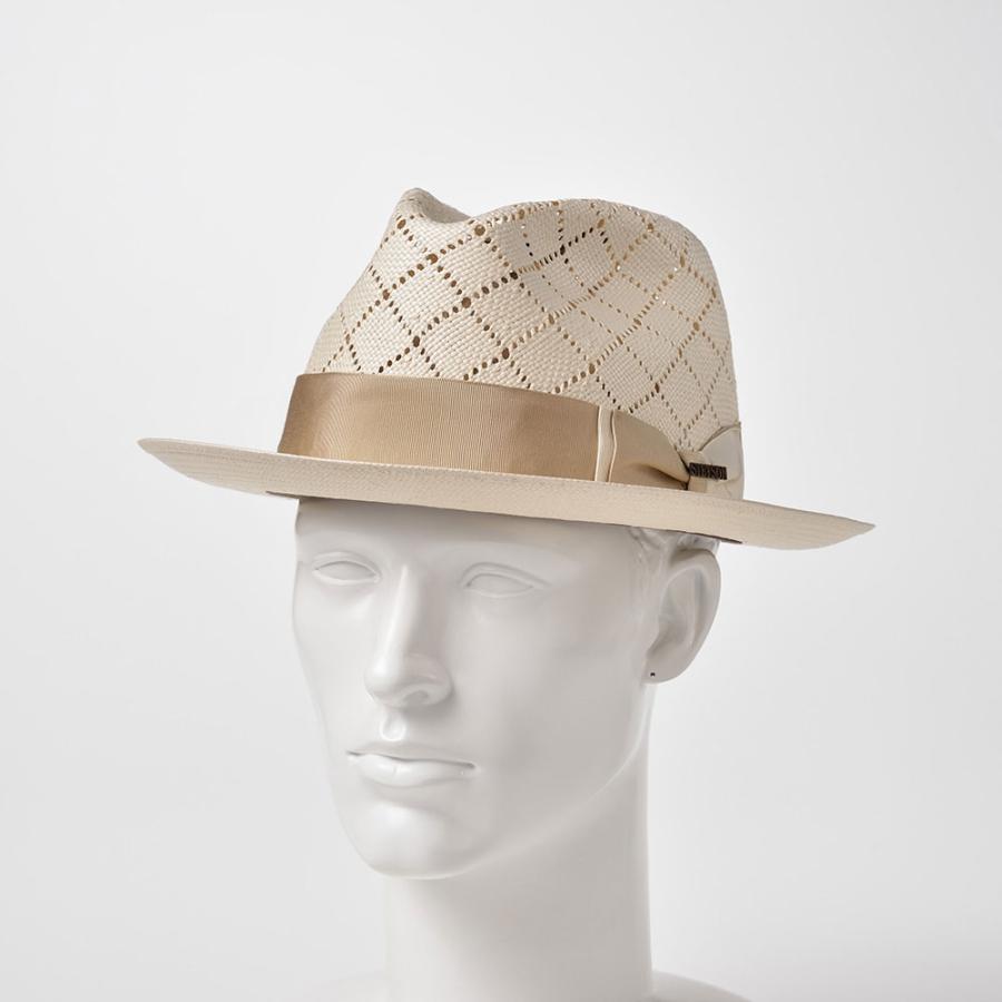 STETSON（ステットソン） 中折れハット ストローハット 帽子 メンズ