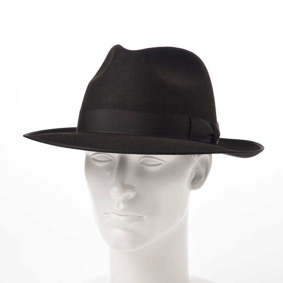 TONAK（トナック） ラビットファーフェルトハット 中折れハット メンズ