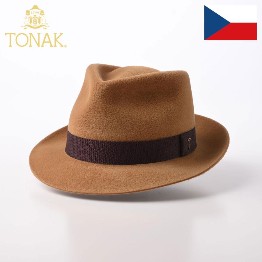期間限定特価 トナック ブランド チェコ製 ソフトハット フェルト帽 上品 男性 Tonak 中折れハット フェルトハット 帽子 メンズ 紳士帽 ラビットファー 秋 冬 大きいサイズ シンプル おしゃれ Benny ベニー シナモン 帽子 Gvcomrec Com