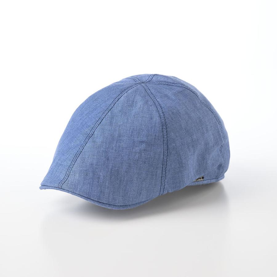 WIGENS ハンチング帽 メンズ レディース 帽子 父の日 キャップ CAP 春 夏 大きいサイズ カジュアル Pub Cap（パブキャップ）W101244 ブルー｜homeroortega｜02