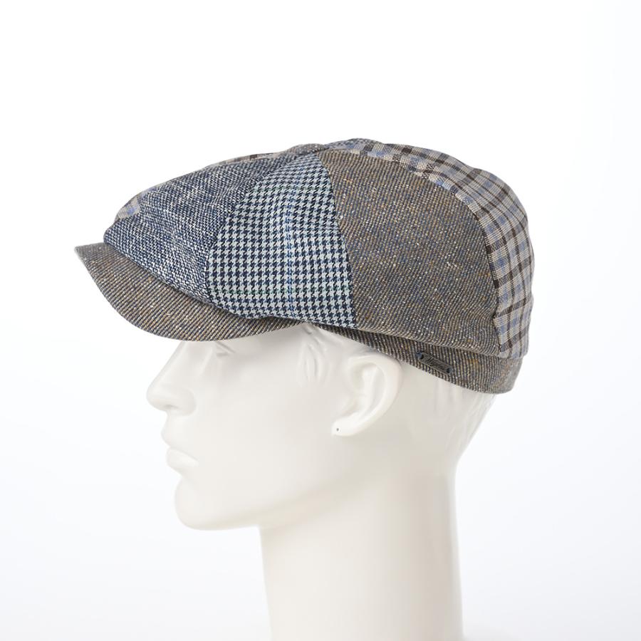 キャスケット メンズ レディース 帽子 父の日 春夏 Wigens Newsboy Classic Cap（ニュースボーイ クラシックキャップ）W101437 ブルー｜homeroortega｜07