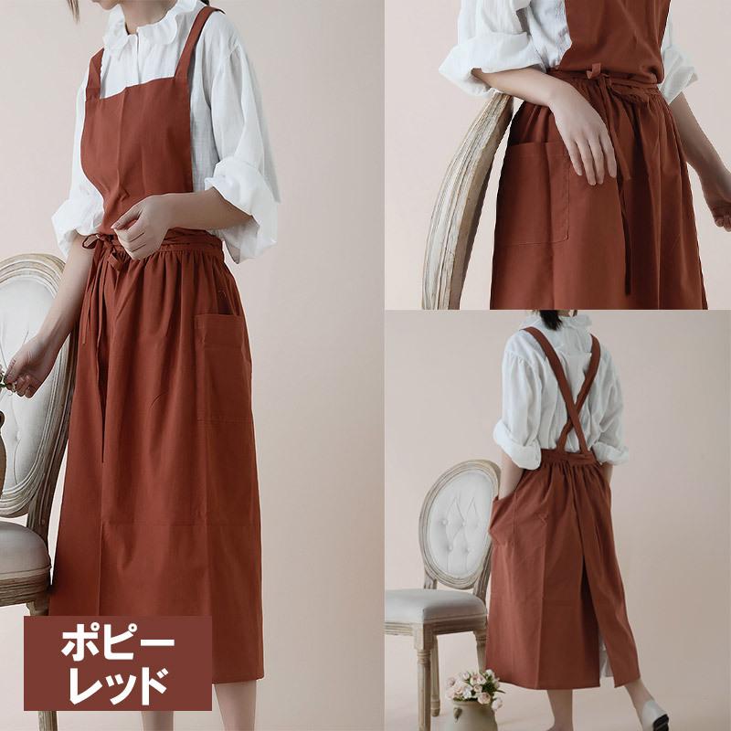エプロン ワンピース おしゃれ 保育士 ドレス 女性 撥水加工 カフェ キッチン 幼稚園 教諭 かわいい カフェ 花屋さん 防水 リネン 安い 50代 ブランド メンズ | ブランド登録なし | 03