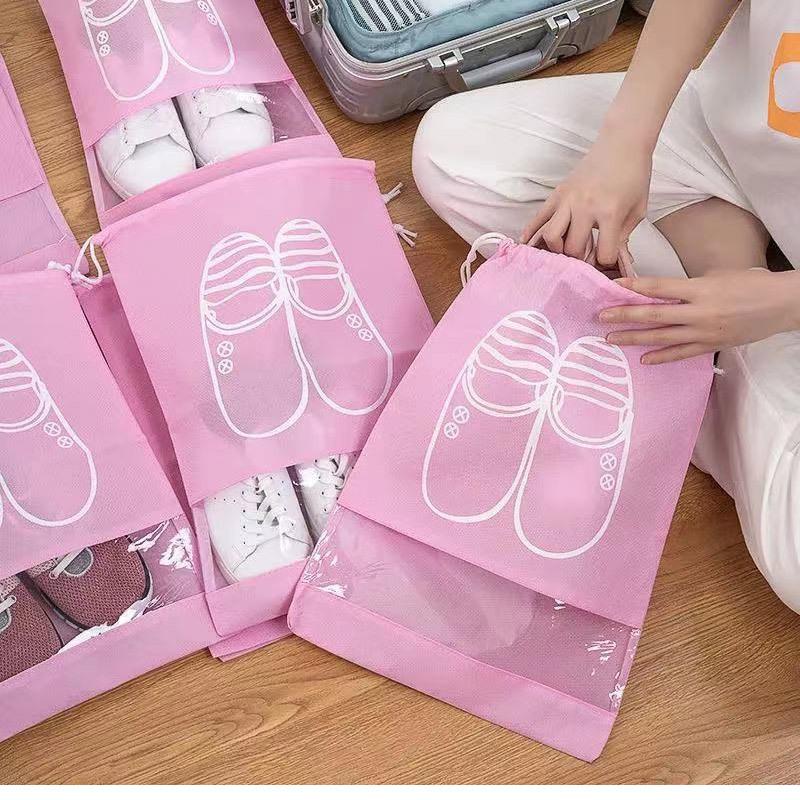 靴 収納袋 省スペース アイディア ポーチ スリム おしゃれ 旅行用品 旅行用 小分けバッグ トラベルポーチ シューズポーチ 防水素材 おしゃれ 送料無料 | ブランド登録なし | 06