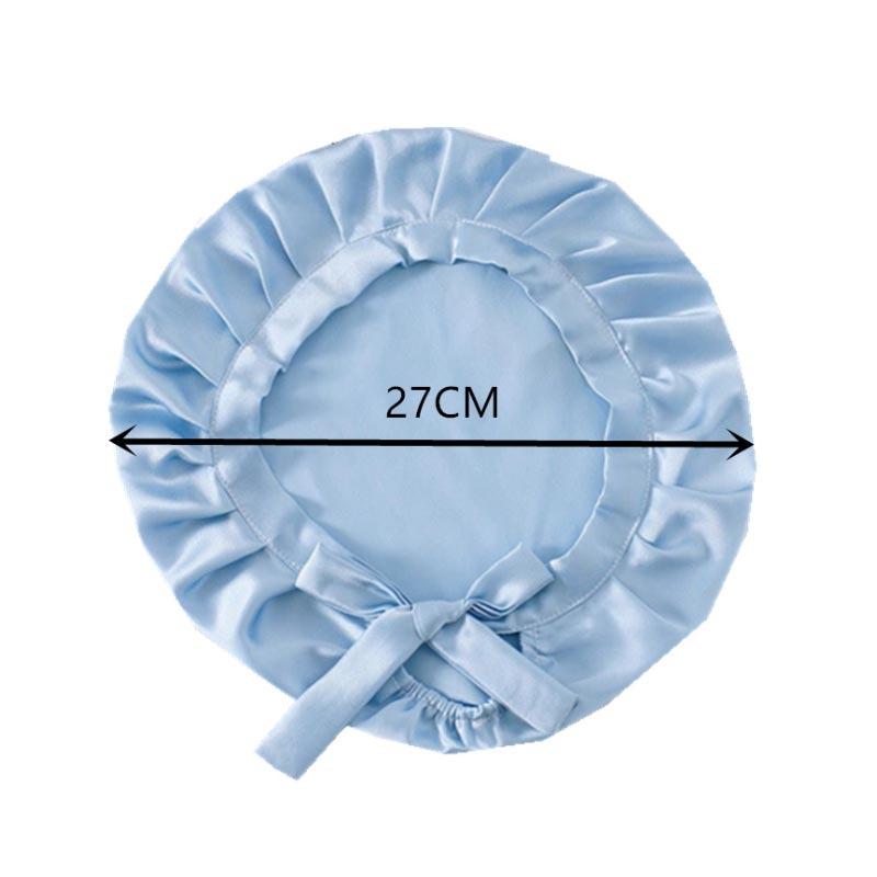 ナイトキャップ シルク ロングヘア 女性 メンズ 子供 紐 6a リボン ヘアケア プレゼント ダメージヘアキャップ ヘアケア商品 夏 パジャマ パサつき防止 | ブランド登録なし | 10