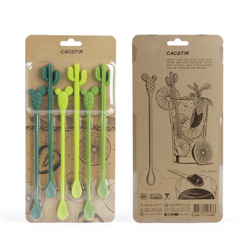 マドラーおしゃれ 6本セット くじら クジラ しっぽ 青 サボテン かわいい グッズ メキシカン 水族館グッズ バー 海の家 夏 カクテル お酒 サワー 居酒屋 | ブランド登録なし | 06