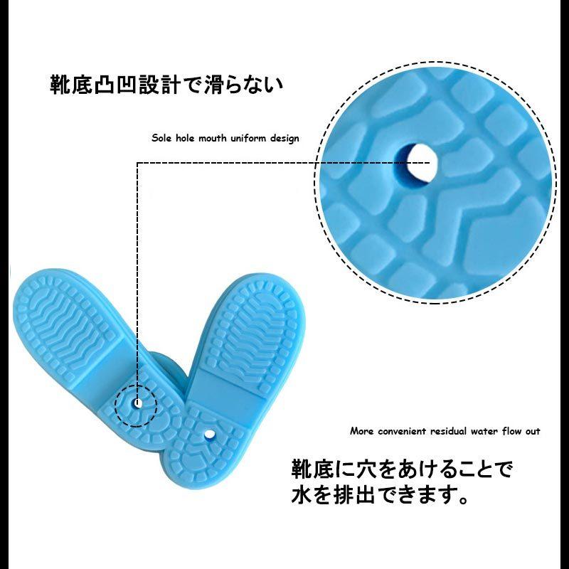歯ブラシスタンド ２本用 歯ブラシホルダー レインブーツ 長靴 ブーツ 歯ブラシ立て かわいい おしゃれ シリコン製 ペン立て ハブラシホルダー イエロー ブルー | ブランド登録なし | 06