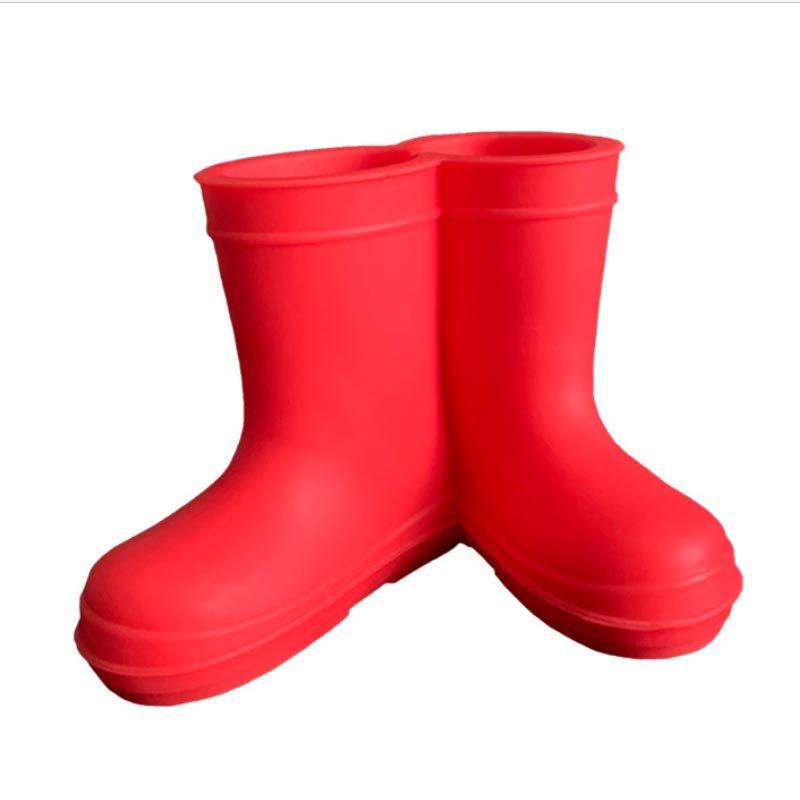 歯ブラシスタンド ２本用 歯ブラシホルダー レインブーツ 長靴 ブーツ 歯ブラシ立て かわいい おしゃれ シリコン製 ペン立て ハブラシホルダー イエロー ブルー | ブランド登録なし | 02