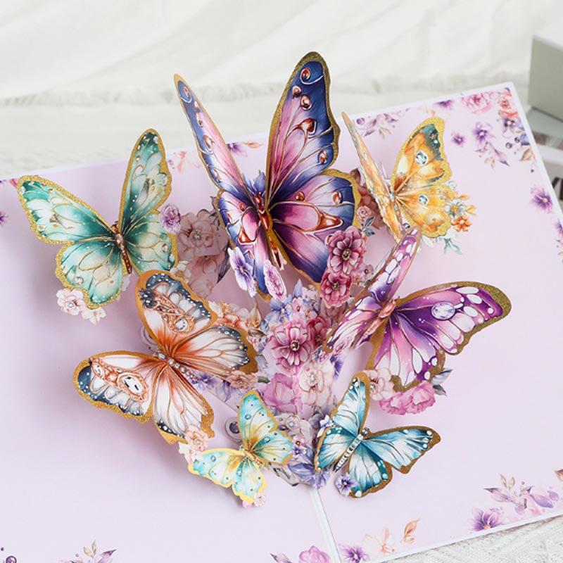 母の日 メッセージカード グリーティングカード カーネーション バースデーカード 感謝 おしゃれ 立体 花束 3D 手作り かわいい お祝い 封筒付き | ブランド登録なし | 11