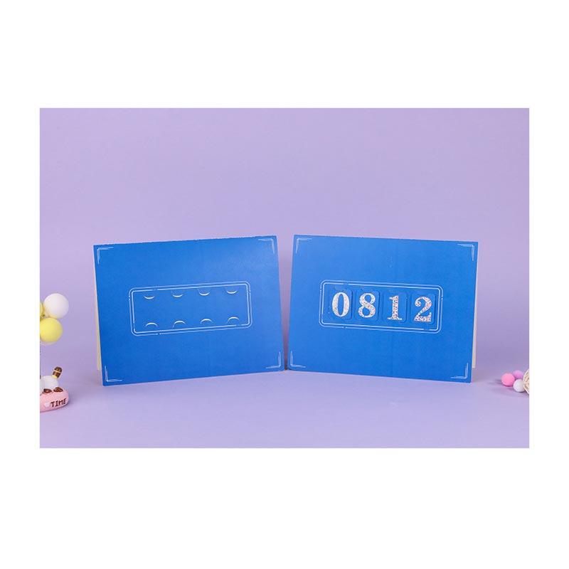 バースデーカード おしゃれ オリジナル 数字 立体 誕生日カード 3D 手作り メッセージカード かわいい お祝い 封筒付き グリーティングカード レター カード | ブランド登録なし | 10