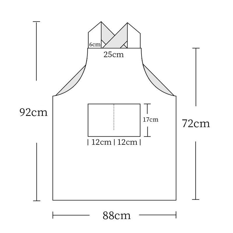 エプロン シンプル 綿100% 保育士 おしゃれ 女性 撥水加工 カフェ キッチン用品 幼稚園 教諭 かわいい カフェ 花屋さん リネン かぶり ブランド 50代 メンズ | ブランド登録なし | 09
