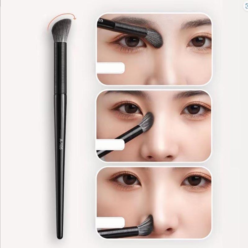 ノーズシャドウブラシ 3点セット 化粧ブラシ リップ 紅筆 メイクブラシ 化粧筆 メイクアップブラシ 携帯用 化粧用品 | ブランド登録なし | 02