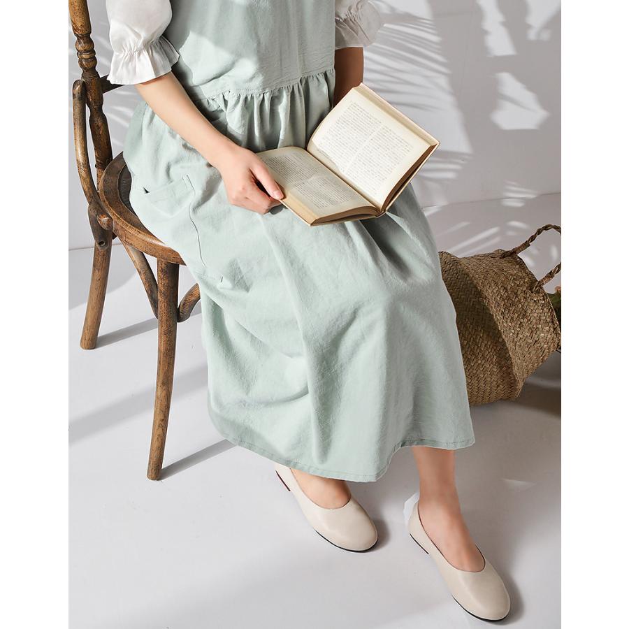 エプロン シンプル 綿100% 保育士 おしゃれ 女性 撥水加工 カフェ キッチン用品 幼稚園 教諭 かわいい カフェ 花屋さん リネン かぶり ブランド 50代 メンズ | ブランド登録なし | 13