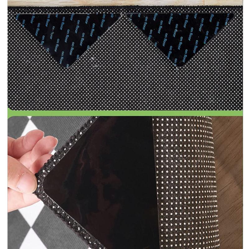 ラグ マット 滑り止めシート 8枚入 テープ すべり止め対策 カーペット ずれない 滑らない 吸着 貼るだけ | ブランド登録なし | 07