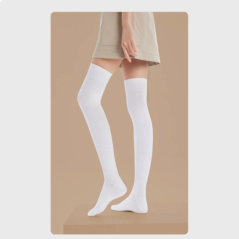 靴下 レディース 綿90% 秋冬 素肌にやさしい くるぶし おしゃれ 暖かい 黒 女性 仕事 プライベート ビジネス 22cm ソックス ハイソックス | ブランド登録なし | 10