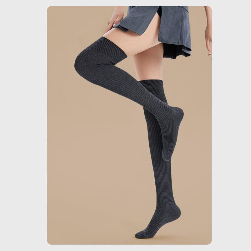 靴下 レディース 綿90% 秋冬 素肌にやさしい くるぶし おしゃれ 暖かい 黒 女性 仕事 プライベート ビジネス 22cm ソックス ハイソックス | ブランド登録なし | 11