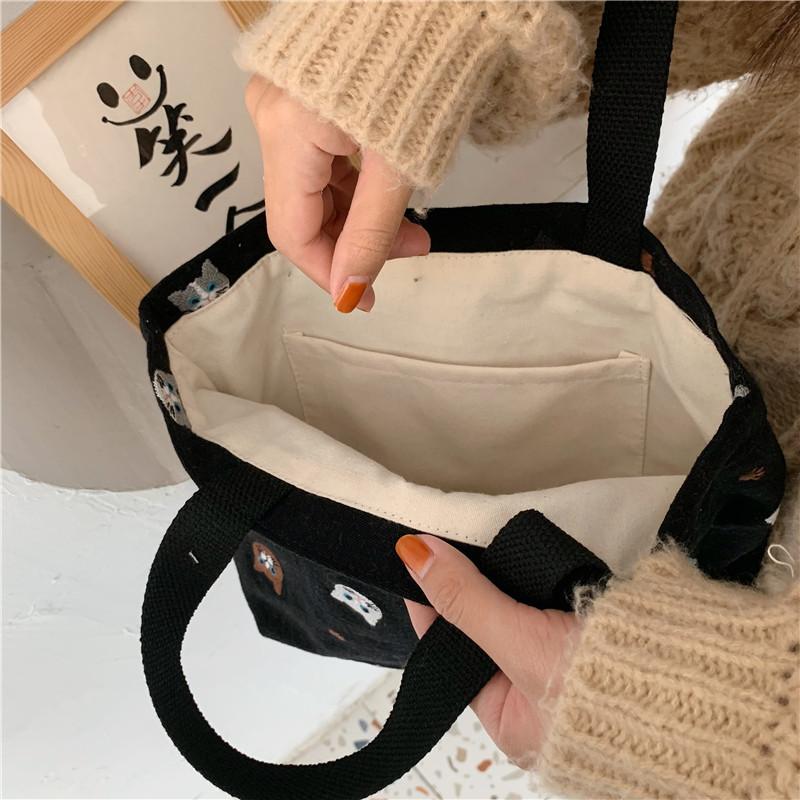 トートバッグ 帆布 ミニトートバッグ 仕切り レディース メンズ おしゃれ 20代 キャンバス 小さめ ブランド かわいい 軽量 ランチバッグ | ブランド登録なし | 08