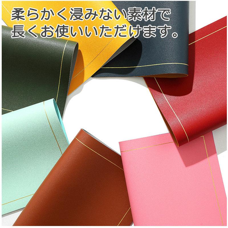 リバーシブル ランチョンマット 北欧 ランチマット 洗える 撥水 高級 ノーアイロン 滑り止め PUレザー しわになりにくい 防水  おしゃれ 30×40 抗菌 食器置き | ブランド登録なし | 11