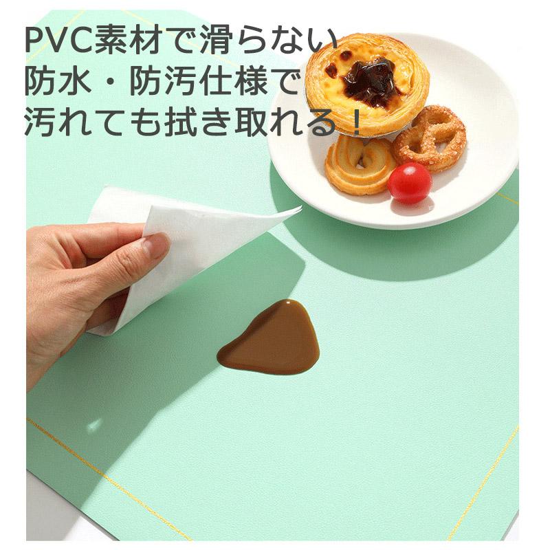 リバーシブル ランチョンマット 北欧 ランチマット 洗える 撥水 高級 ノーアイロン 滑り止め PUレザー しわになりにくい 防水  おしゃれ 30×40 抗菌 食器置き | ブランド登録なし | 12