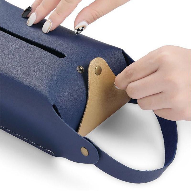 ティッシュケース 吊り下げ 車 おしゃれ ティッシュカバー かわいい 北欧 壁掛け ティッシュ ケース PUレザー 車用ティッシュケース | ブランド登録なし | 10