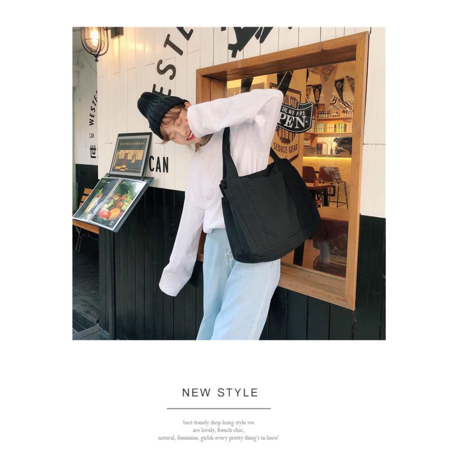 トートバッグ 帆布 レディース メンズ おしゃれ 20代 キャンバス 大きめ ブランド かわいい 軽量 ランチバッグ | ブランド登録なし | 04