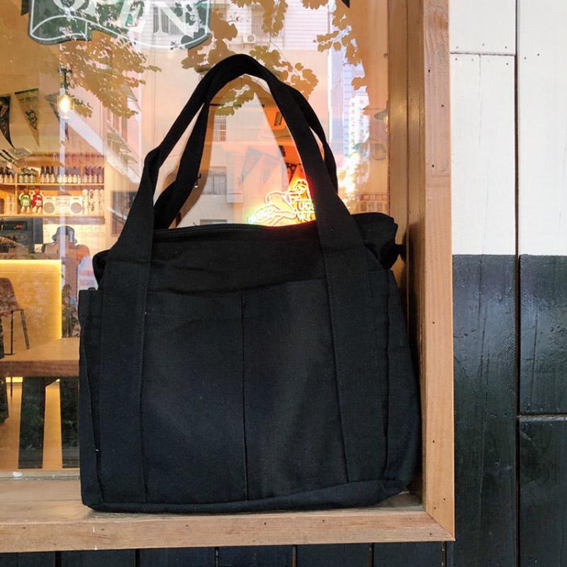 トートバッグ 帆布 レディース メンズ おしゃれ 20代 キャンバス 大きめ ブランド かわいい 軽量 ランチバッグ | ブランド登録なし | 06