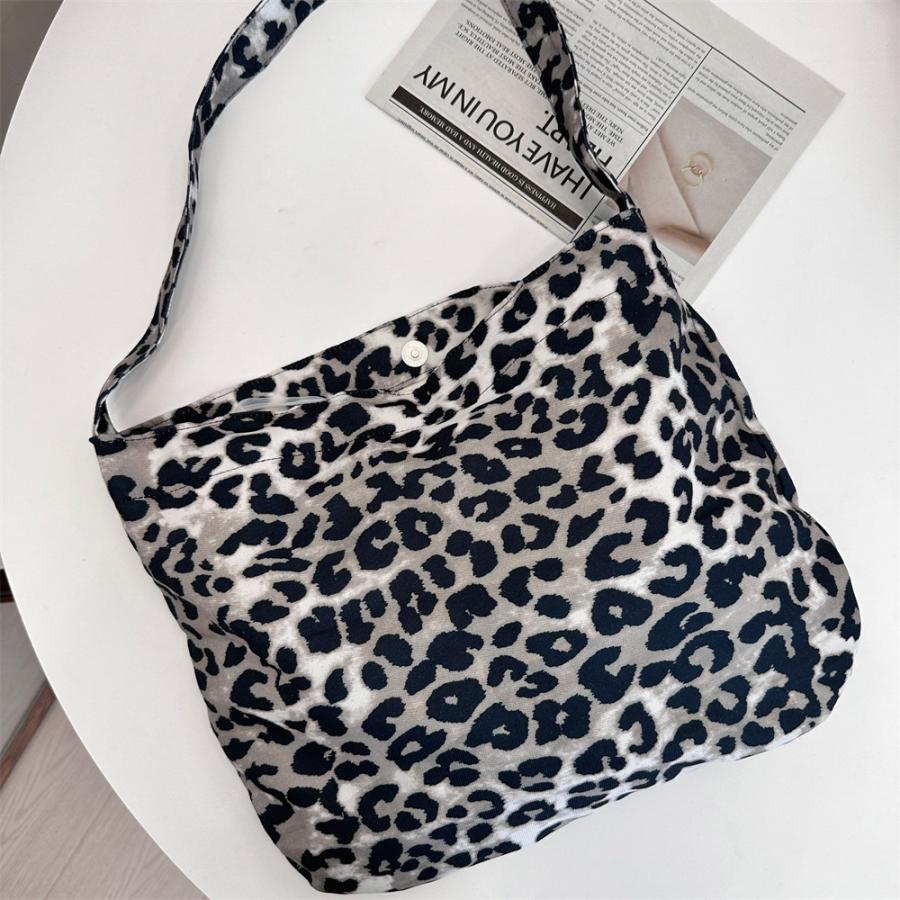 トートバッグ ヒョウ柄 レディース メンズ おしゃれ 20代 キャンバス 大きめ ブランド かわいい 軽量 ランチバッグ 爆買 | ブランド登録なし | 05