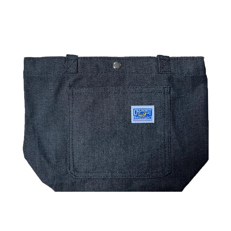 トートバッグ デニム調 レディース メンズ おしゃれ 20代 キャンバス ランチバッグ ブランド かわいい 軽量 巾着袋 爆買 | ブランド登録なし | 01