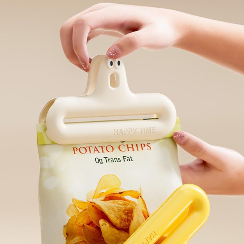 バッグクリップ 袋止めクリップ 4個セット 袋留め おしゃれ かわいい 北欧 子ども 雰囲気 北欧風 ケーブルクリップ プレゼントにも ユニーク雑貨 | ブランド登録なし | 01